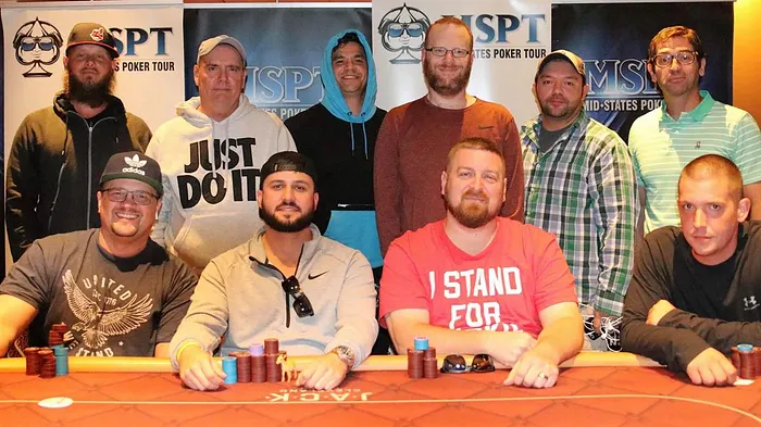 The MSPT Season 10 JACK Cleveland Casino final table.