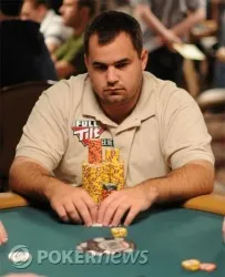 Peter Feldman is among the chip leaders heading into the final day of play at Event No. 56