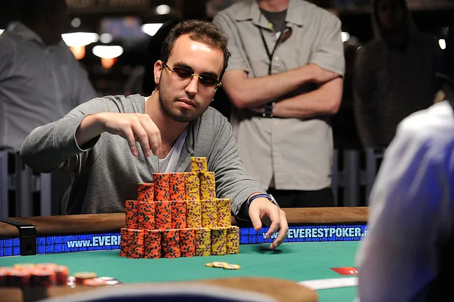 Bryn Kenney and his massive chip stack