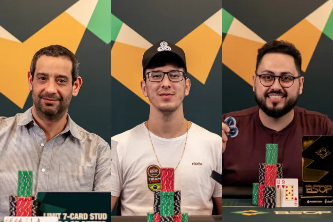 José Arenstein, Daniel Noronha e Flávio Moraes