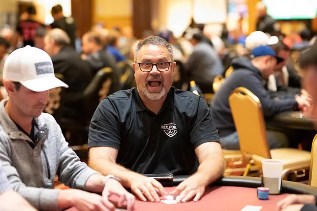 Steve Fredlund in high spirits