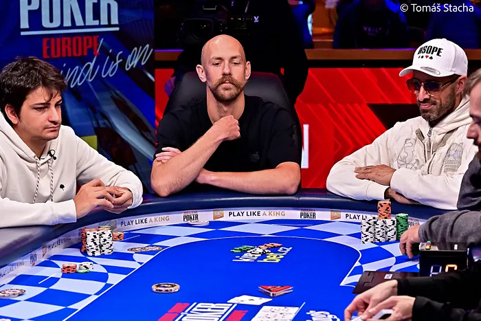 Chidwick playing poker at the WSOP