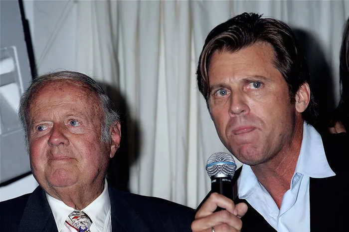 Dick Van Patten w/ son Vince