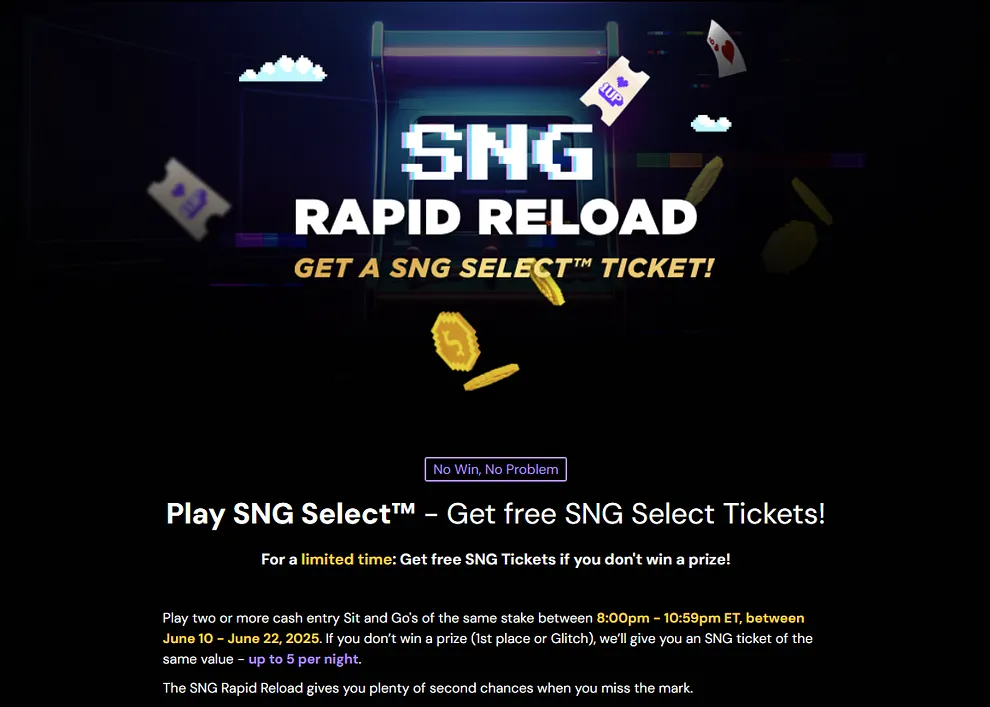 BetRivers Poker SNG Rapid Reload