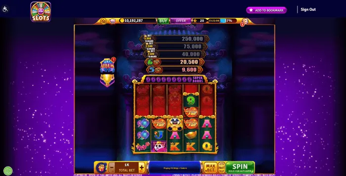 Play Temple of Fun at House of Fun.