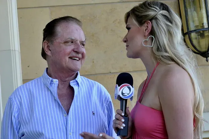 Neuville speaking with PokerNews in 2015