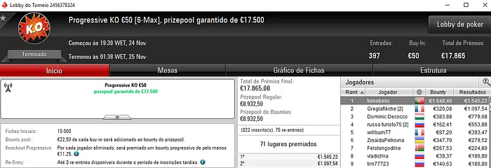 trekotreko e rola33 com Prémios de 3 Mil Euros na Sessão de Ontem 101