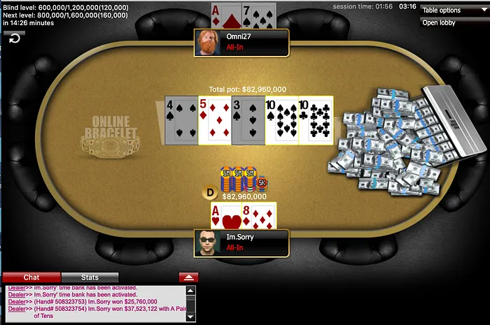 Ryan "Im.Sorry" Torgersen Wins Event #10: $600 No-Limit Hold'em MonsterStack